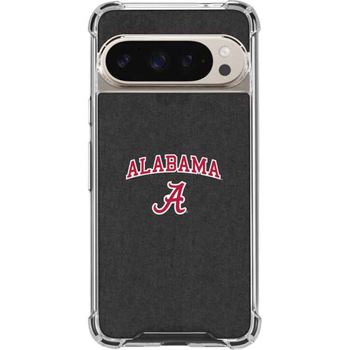 University of Alabama Logo Pixel 9/9 Pro Clear Case